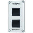 Panneau électrique : Panneau 2x16 A S - 2 interrupteurs Votronic