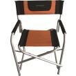 Fauteuil de camping Director : - Noir - Orange Baya Sun