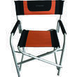 Fauteuil de camping Director : - Noir - Orange Baya Sun