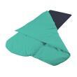 Couchage grand confort : - Modèle Turquoise Navy pour matelas 110 x 190 x 4 cm Duvalay