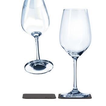 Lot de 2 verres à vin aimantés