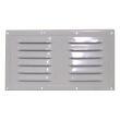Grille d'aération en aluminium blanc : Dimension : 230 x 130 mm Just4Camper