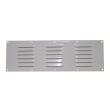 Grille d'aération en aluminium blanc : Dimension : 130 x 400 mm Just4Camper