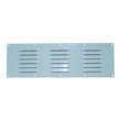 Grille d'aération en aluminium blanc : Dimension : 130 x 400 mm Just4Camper