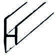 Profil d'assemblage plat : - Coloris : Blanc Just4Camper