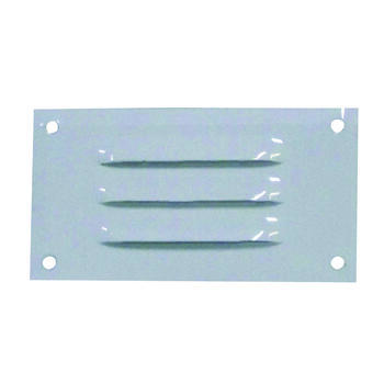 Grille d'aération en aluminium blanc