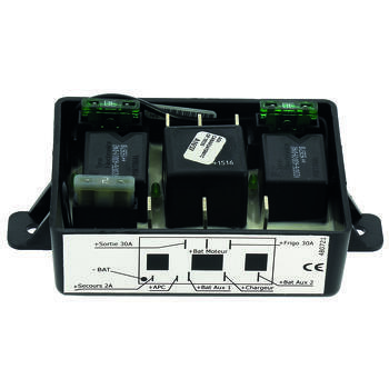 Coupleur séparateur pour batteries de camping-car : 3 batteries PWM avec sécurité