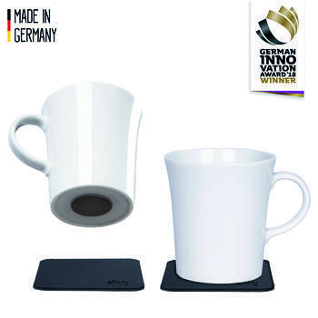 Lot de 2 tasses magnétiques