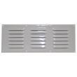 Grille d'aération en aluminium blanc : Dimension : 330 x 130 mm Just4Camper