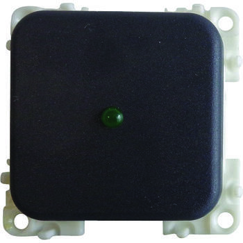 Interrupteur de prise à bascule : 12V + voyant noir