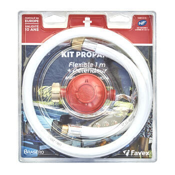 Kit détendeur avec lyre pour barbecue