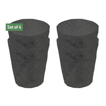 Lot de 4 gobelets Club : - Coloris : Gris
