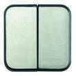 Bascule double pour interrupteur : gris métal Just4Camper