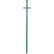 Piquet-Roche en acier : - Longueur : 23 cm Just4Camper