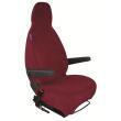 Housses de siège éponge coton extensible : - Bordeaux Scopema