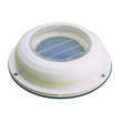 Aérateur solaire de toit pour camping-car, caravane, fourgon : Coloris : Plastique blanc Optima