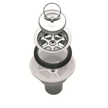 Bonde avec une sortie droite