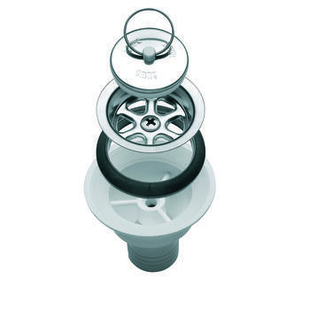 Bonde avec une sortie droite