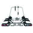 Porte-vélo plateforme coulissante SD260 pour fourgon : Coloris : Aluminium Enduro
