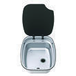 Evier avec couvercle Argent Bowl : Modèle : Inox Thetford