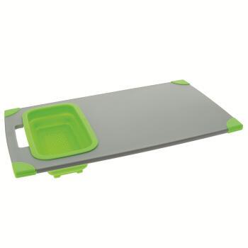 Planche à découper avec passoire