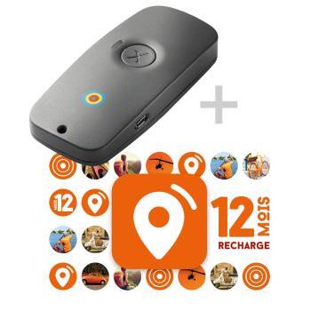 Pack tracker GPS avec carte prépayée 12 mois