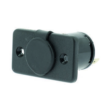 Socle encastrable 12 Volts - Noir