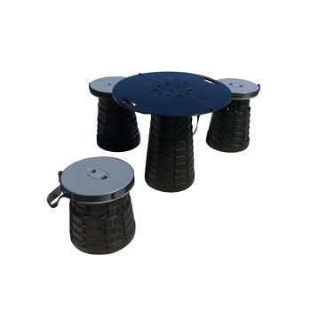 Set 4 tabourets et un plateau Minimax