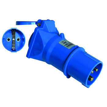 Adaptateur mâle CEE 17 - femelle Schuko