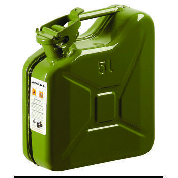 Jerrican métal à carburant : 5 Litres