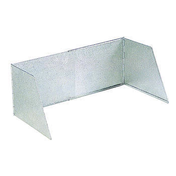 Pare-flamme en aluminium pour réchaud : - Hauteur : 24 cm