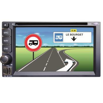 Station multimédia GPS 2DIN spécial camping-car CC700i
