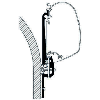 Adaptateur Eriba Touring pour Stores Omnistor 4900/5200