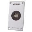 Panneau électrique : Panneau S - 2 prises USB Votronic