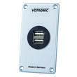 Panneau électrique : Panneau S - 2 prises USB Votronic