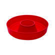 Moule en silicone pour four : - L'unité - Coloris : Rouge Omnia