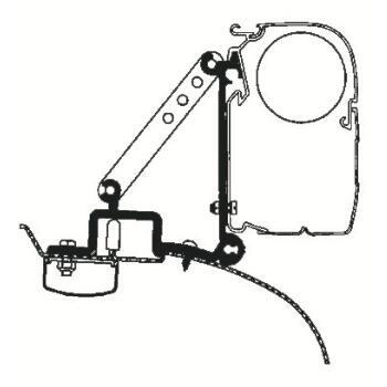 Adaptateur Boxer/Jumper/Ducato  pour stores 4900/5200