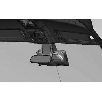 Store d'occultation Remifront Pare-brise pour Boxer / Jumper / Ducato : Avec gros capteur et avec ou sans rétroviseur intérieur