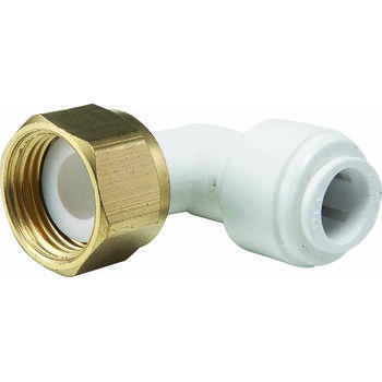 Raccord équerre femelle écrou laiton diam. 12 mm