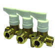Vanne de distribution de gaz pour camping-car : Modèle : sortie 3 voies Just4Camper