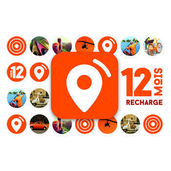 Carte prépayée Tifiz pour Tracker GPS : - Modèle : 12 Mois