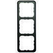 Encadrement triple pour prises électrique : marron Just4Camper