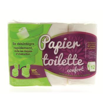 Papier toilette spécial toilettes camping-car