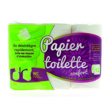 Papier toilette spécial toilettes camping-car