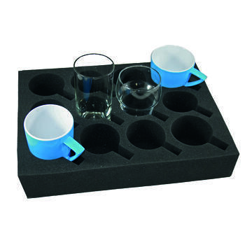Porte verres en mousse