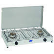 Réchaud à gaz en inox : - Modèle : 2 feux Parker