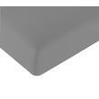 Drap housse en Lyocell : - Couleur : Gris - Dimensions : 140 x 190 cm pour lit central Incasa