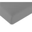Drap housse en Lyocell : - Couleur : Gris - Dimensions : 150 x 200 cm pour lit central Incasa