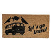 Tapis d'entrée en fibres de coco : Let's go travel Arisol