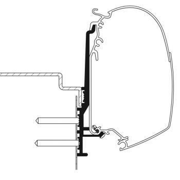 Adaptateur pour stores Knauss Tourer CUV - 3,00 m